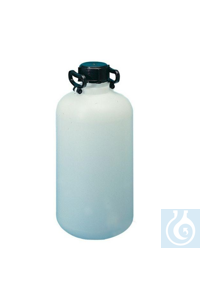 Ballonflasche (Abklärflaschen) HDPE mit Gewinde für Ablasshahn 3/4